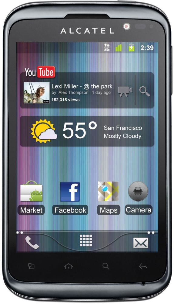 Смартфон Alcatel ONE TOUCH 928D (черный)